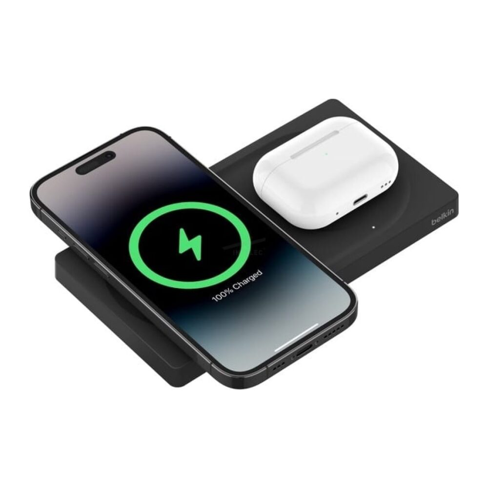 Belkin BoostCharge Pro 15W 2-in-1 Wireless Charging Pad 