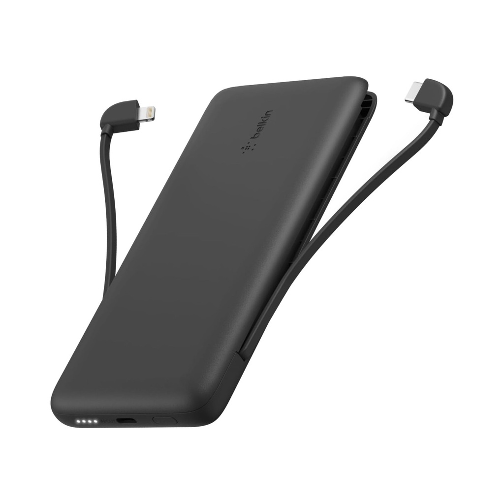 Belkin BoostCharge Power Bank 10K with Integrated Cable
