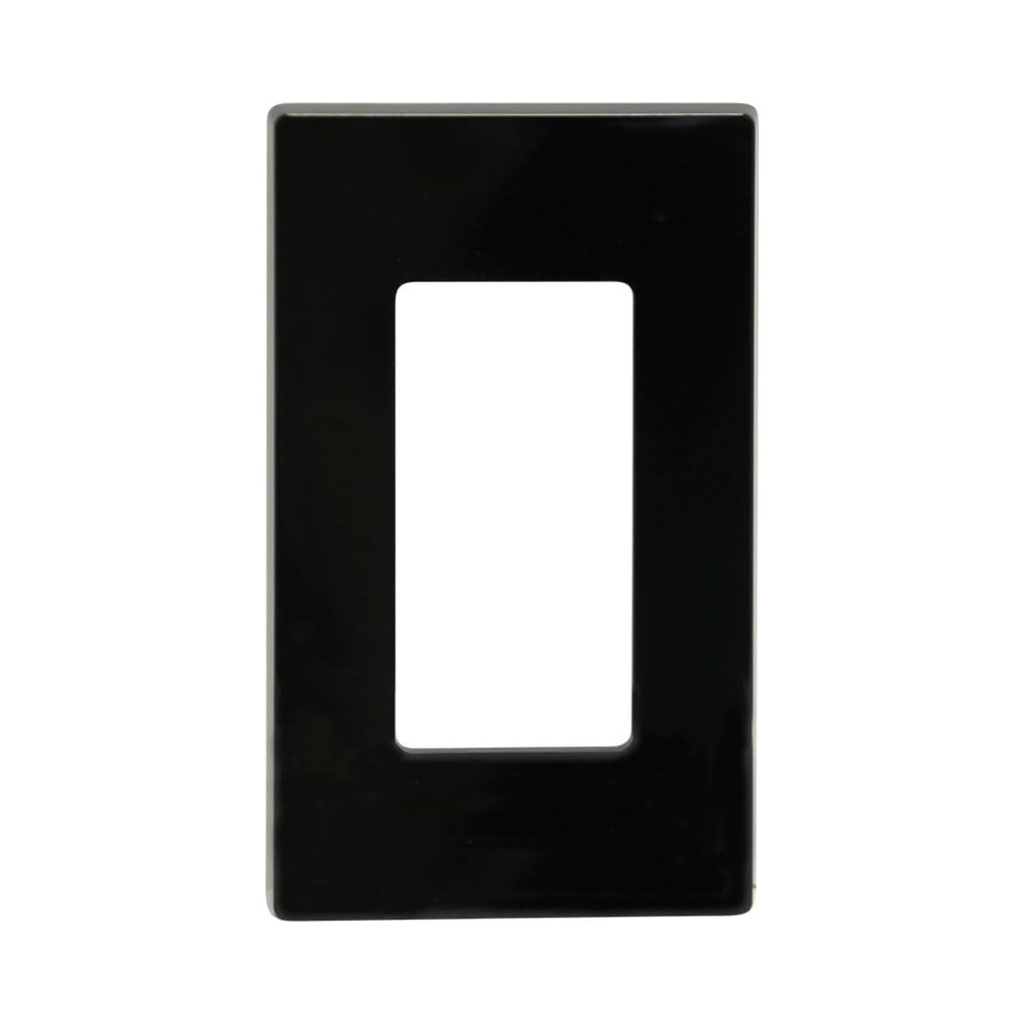 Leviton Tapa Plastica S/T Decorativa #80301-OSE - Negro