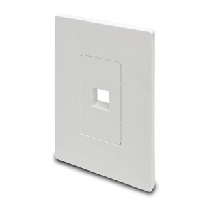 Eaton Keystone Series Front Panel, Single Width, White, TAA