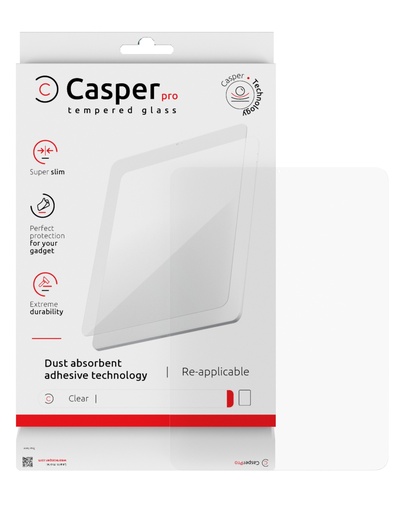 [107082053195] Casper Tempered Glass for iPad Air 13" - Clear