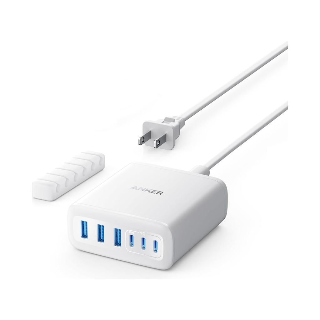 Anker 112W 6-Port Charging Station x3 USB-A / x3 USB-C