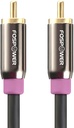 FosPower RCA Cable Male to Male Subwoofer Cable 10ft 