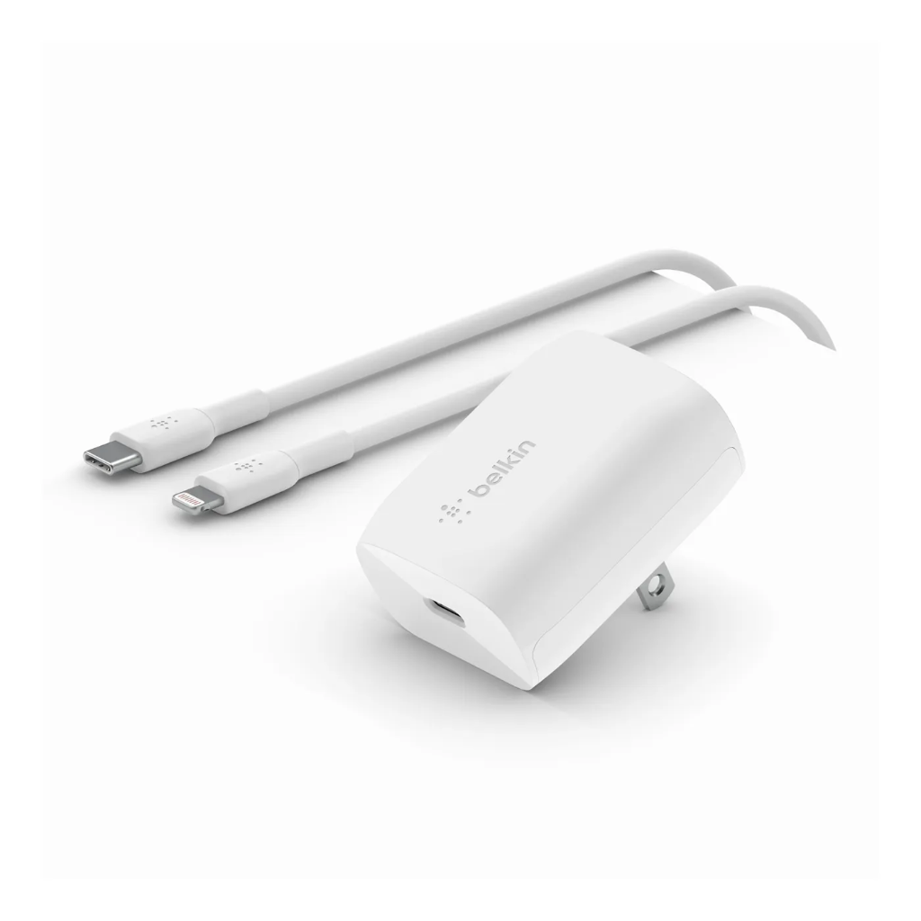 Belkin USB-C Wall Charger 20W W/ Lightning Cable