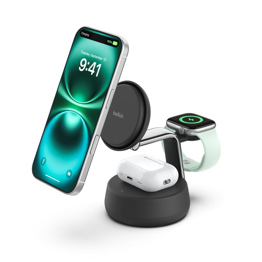 Belkin UltraCharge Pro 3-in-1 Qi2 25W Charging Dock