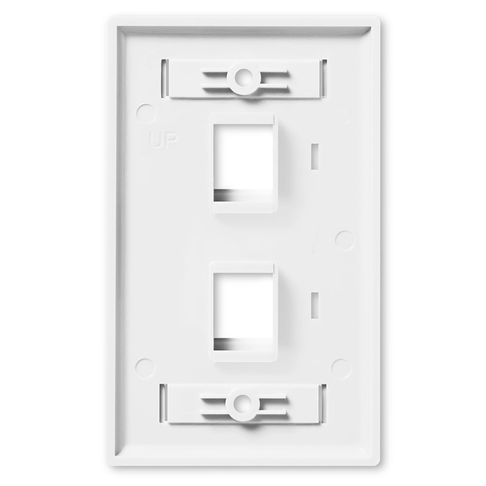 Keystone Faceplate 2 Salidas