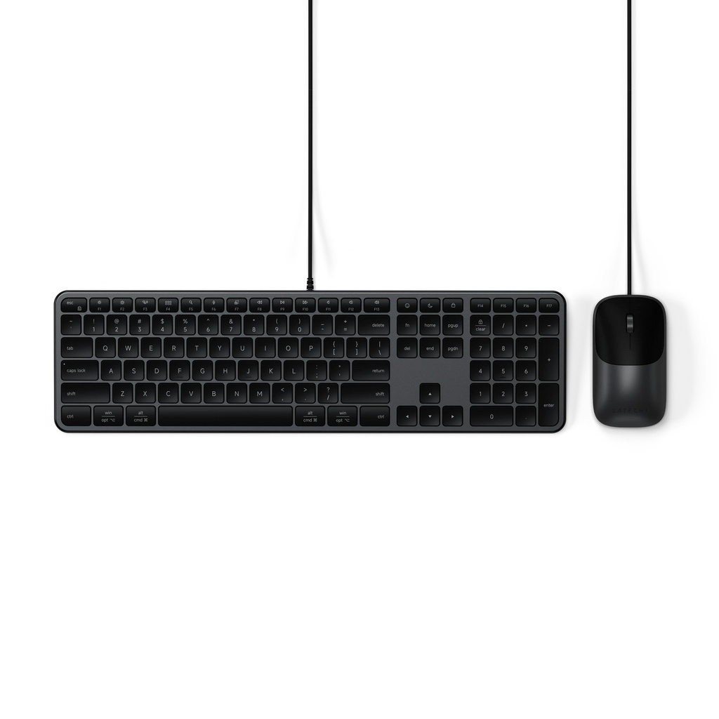 Satechi Slim CLX3 Wired Keyboard & Mouse