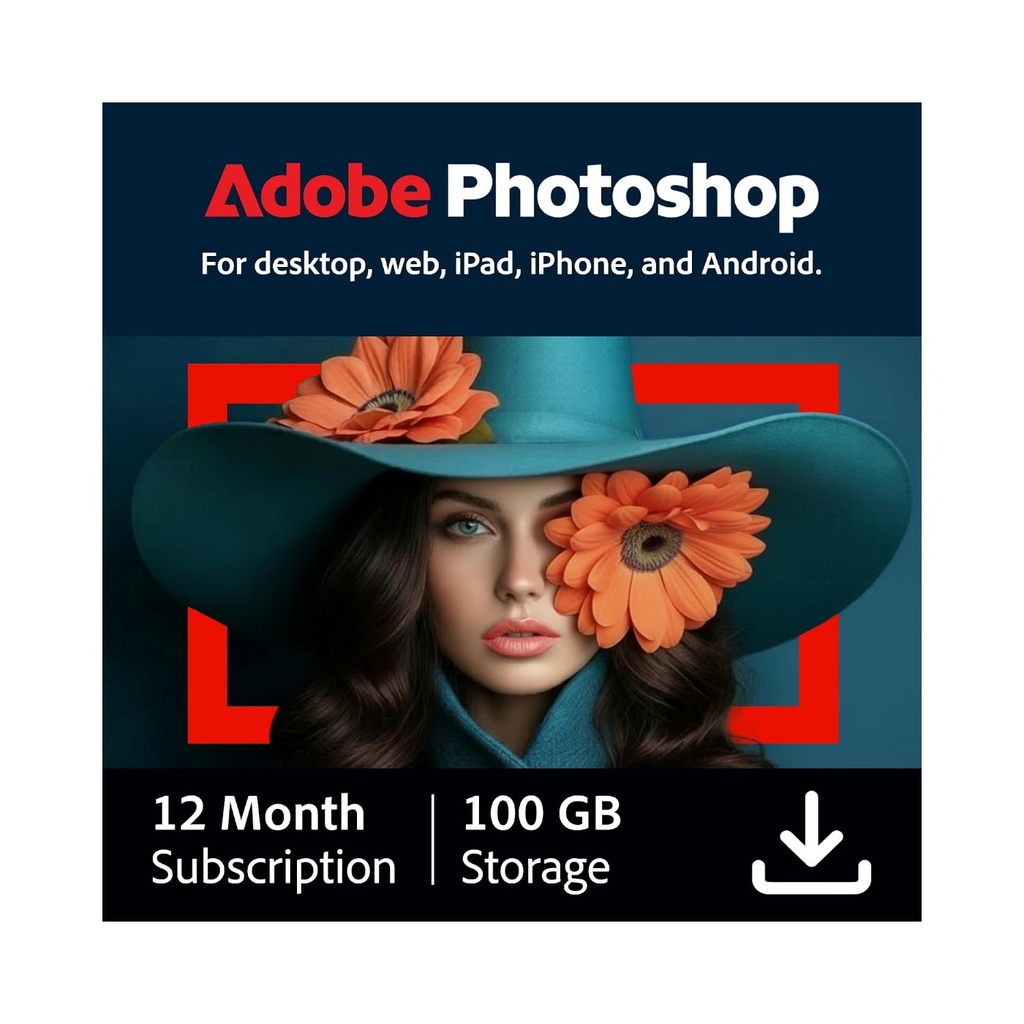 Adobe Photoshop para equipos (licencia anual)