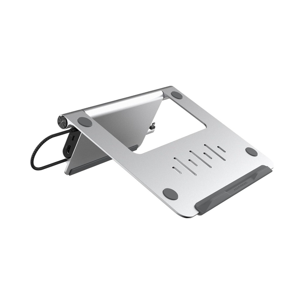 Adam Elements CASA Hub Stand 5-in-1 USB-C Laptop Stand Hub - Grey