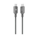Adam Elements CASA P200 USB-C to USB-C 240W Braided Charging Cable 200cm - Black - ACBADP200BK