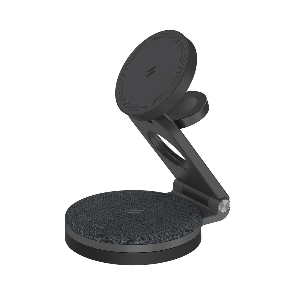 Adam Elements OMNIA M3+ Magnetic 3-in-1 Wireless Charging Station + Wall Charger 33W PD - Black