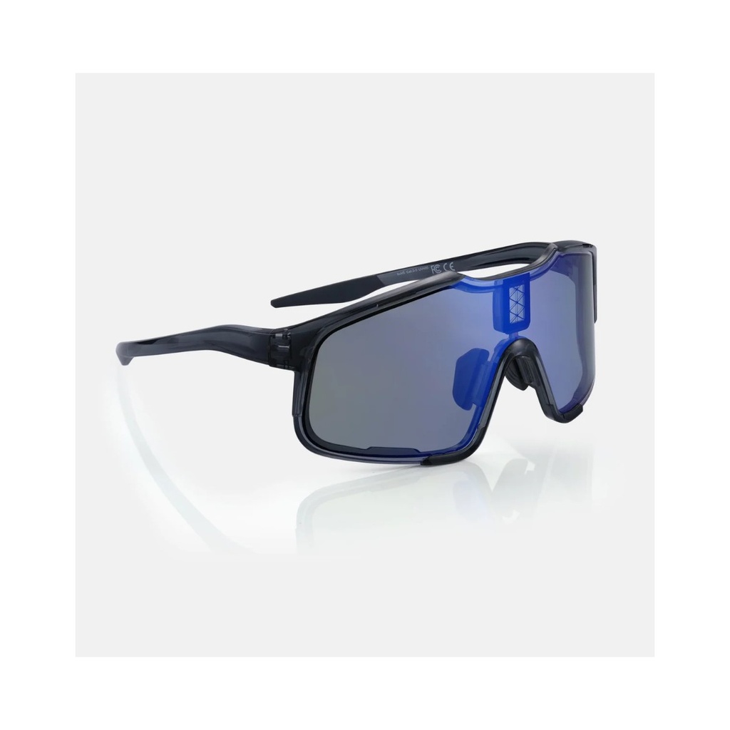 Chamelo Falcon Smart Performance Sunglasses Alpha Blue Lens Obsidian Frame
