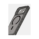 itSkins Hybrid R // Vapor Case w/Magsafe for 18 Pro / 17 Pro - Smoke - AP7U-HBVAR-SMOK