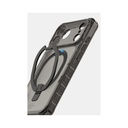 itSkins Hybrid R Vapor Stand Case with MagSafe for iPhone 17 Pro Max - Smoke - AP7U-HBVST-SMOK