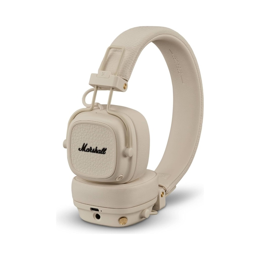 Marshall Major V Bluetooth On Ear Headphones - Cream