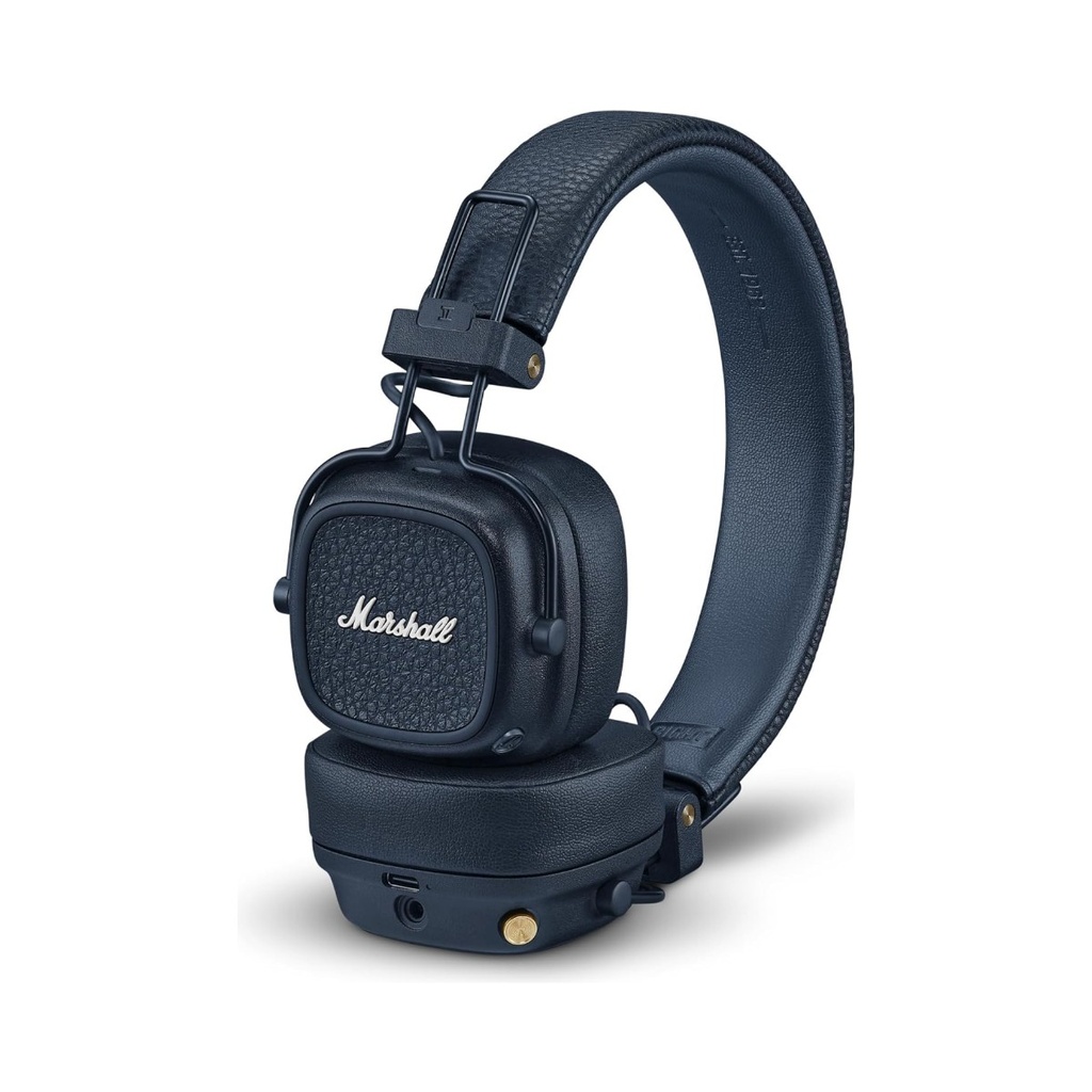 Marshall Major V Bluetooth On Ear Headphones - Midnight Blue