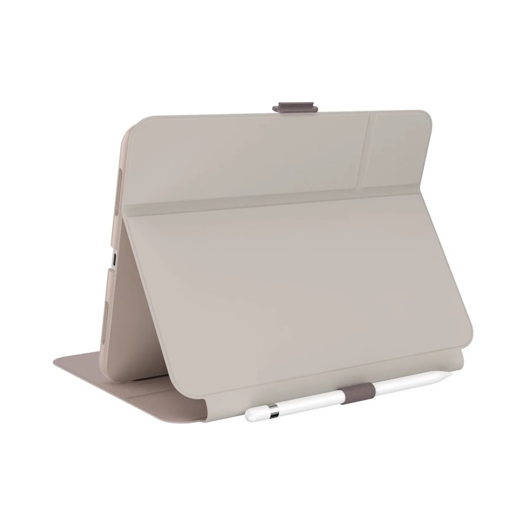 Speck Balance Folio Case for iPad 10/11 Gen - Beech Grey/Cinnamon Biscuit