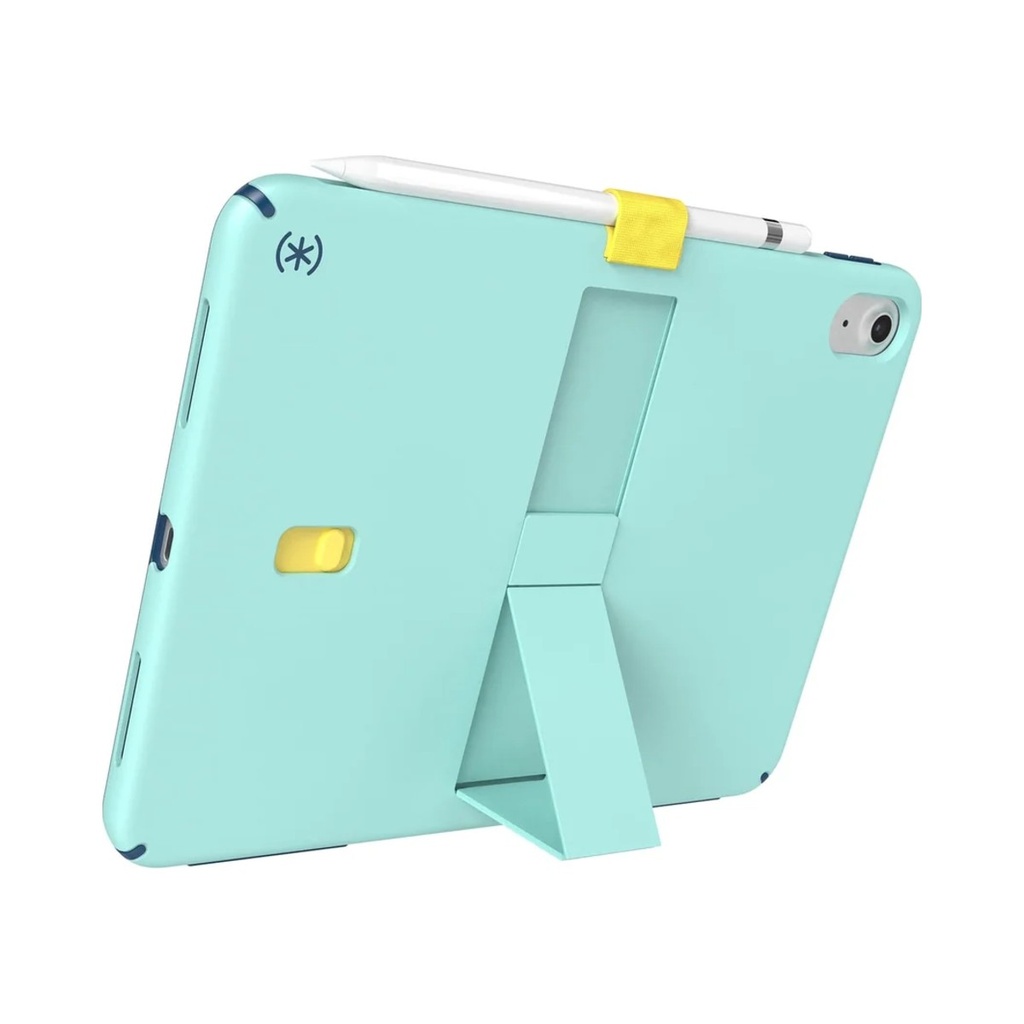 Speck Standy Shell Case for iPad 10/11 Gen - Glass Teal/Deep Sea Blue/Daisy Yellow - 150415-3243