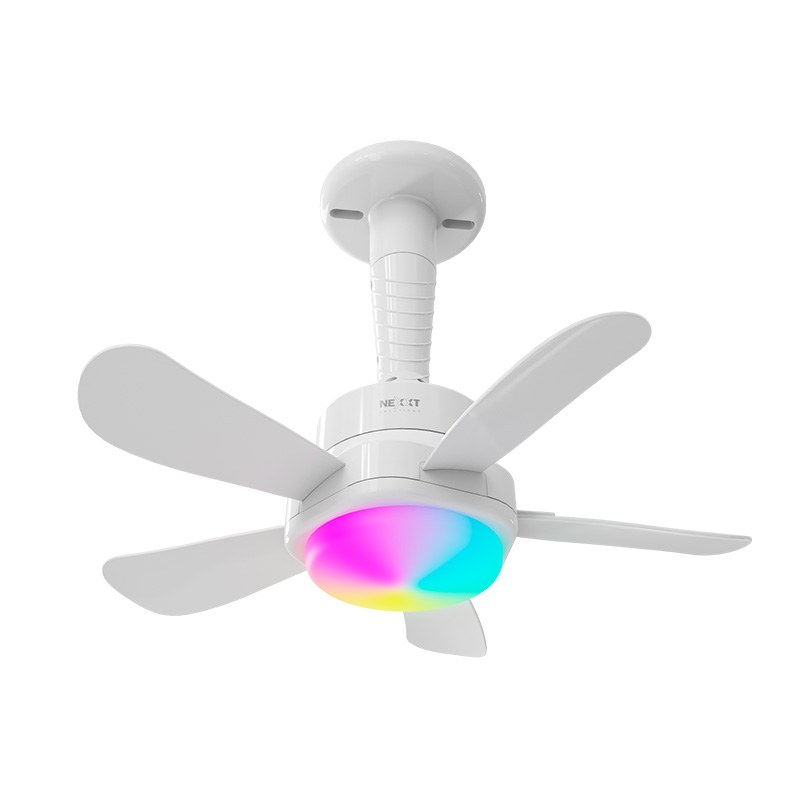 Nexxt Home Smart socket ceiling fan with RGB/CCT light