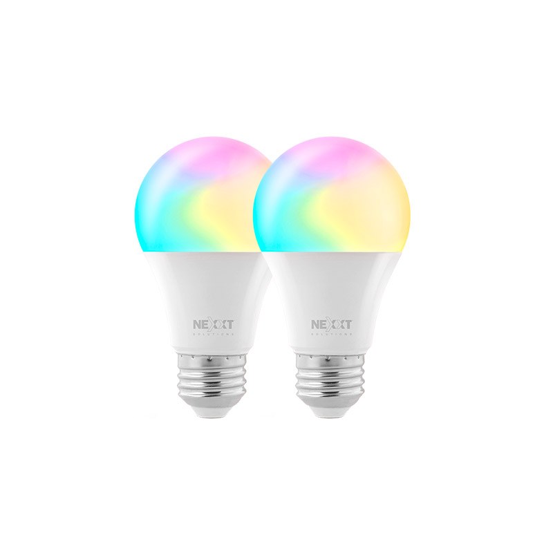 Nexxt Home Smart A19 RGB 110V 2 Pack Bulb Matter