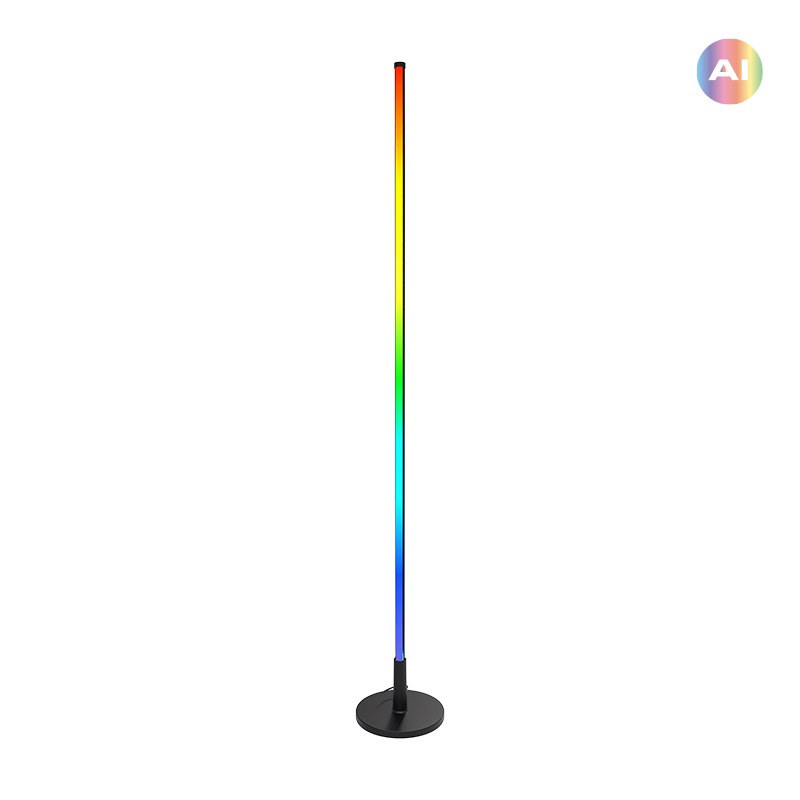 Nexxt Home Smart LED floor lamp RGB 4.6ft with AI - NHB-S716