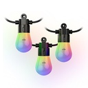 Nexxt Home Smart Outdoor LED String lights RGBIC (15 Bulbs/48ft) - NHB-O150