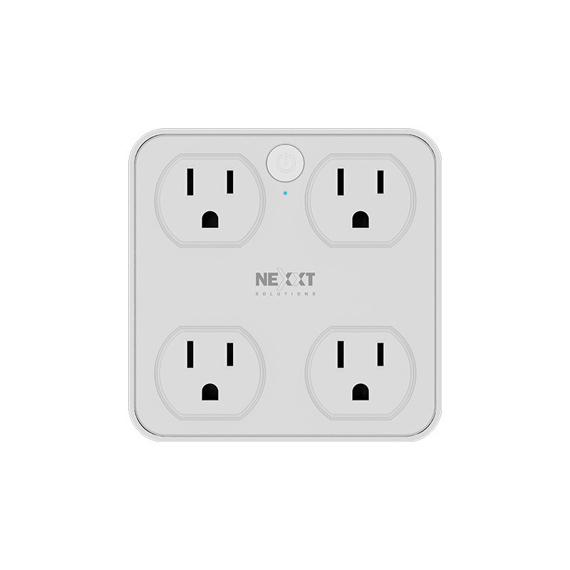 Nexxt Home Indoor Wall Tap 4 outlet 2 USB 2.1 & 2 USB-C - NHP-T615