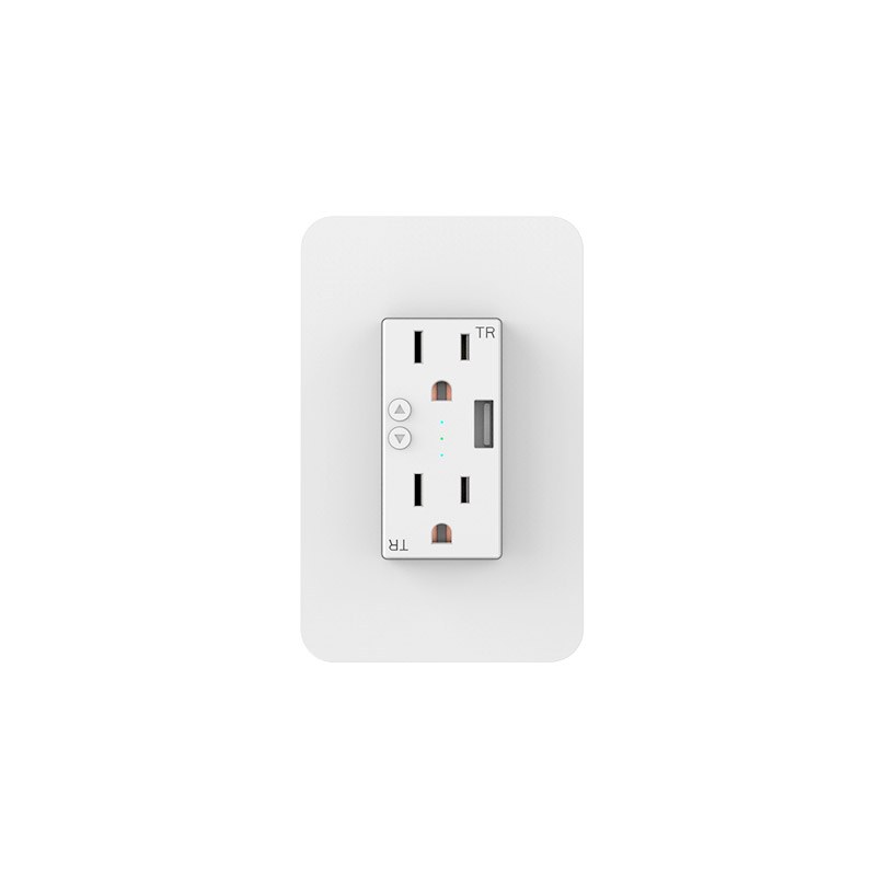 Nexxt Home Power Outlet w/USB - NHE-W100