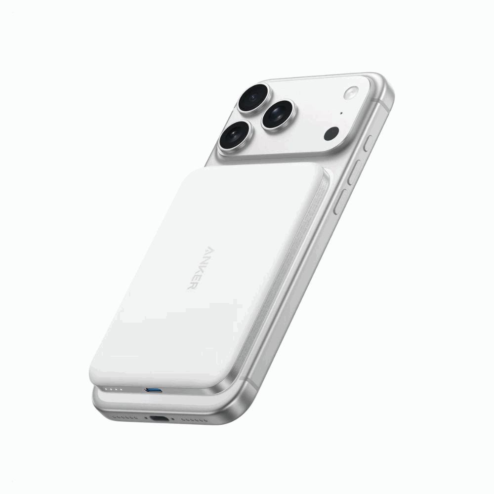 Anker Nano Power Bank MagGo Slim 5,000 mAh - Blanco - A1665H21