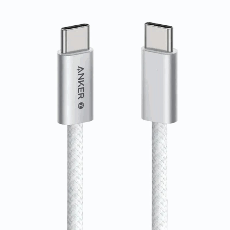 Anker Zolo Cable USB-C a USB-C 240W 1.8 m - Blanco