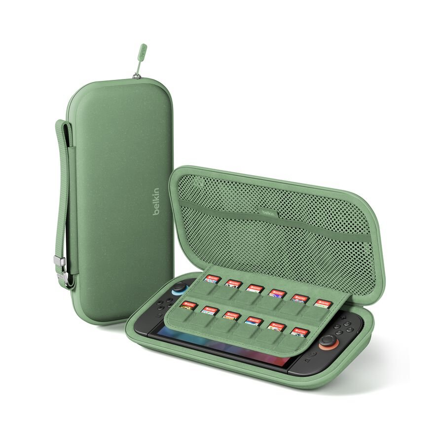 Belkin Travel Case for Nintendo Switch 2, Green - ENA002fqSE-V1