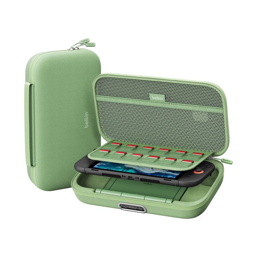 Belkin Charging Case Pro for Nintendo Switch 2, Green - ENA003fqSE