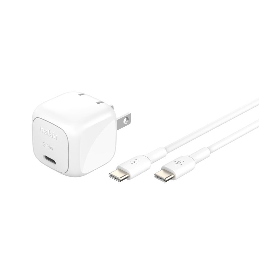 Belkin BoostCharge 30W USB-C Wall Charger with USB-C Cable
