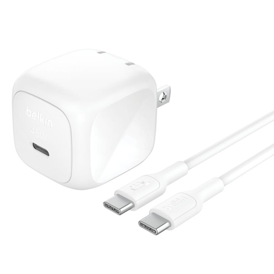 Belkin BoostCharge 45W USB-C Wall Charger with USB-C Cable