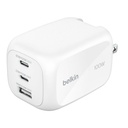 Belkin BoostCharge Pro 100W 3-Port GaN Charger - WCH016dqWH