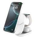 Belkin UltraCharge 3-in-1 Magnetic Charger, White - WIZ037ttWH