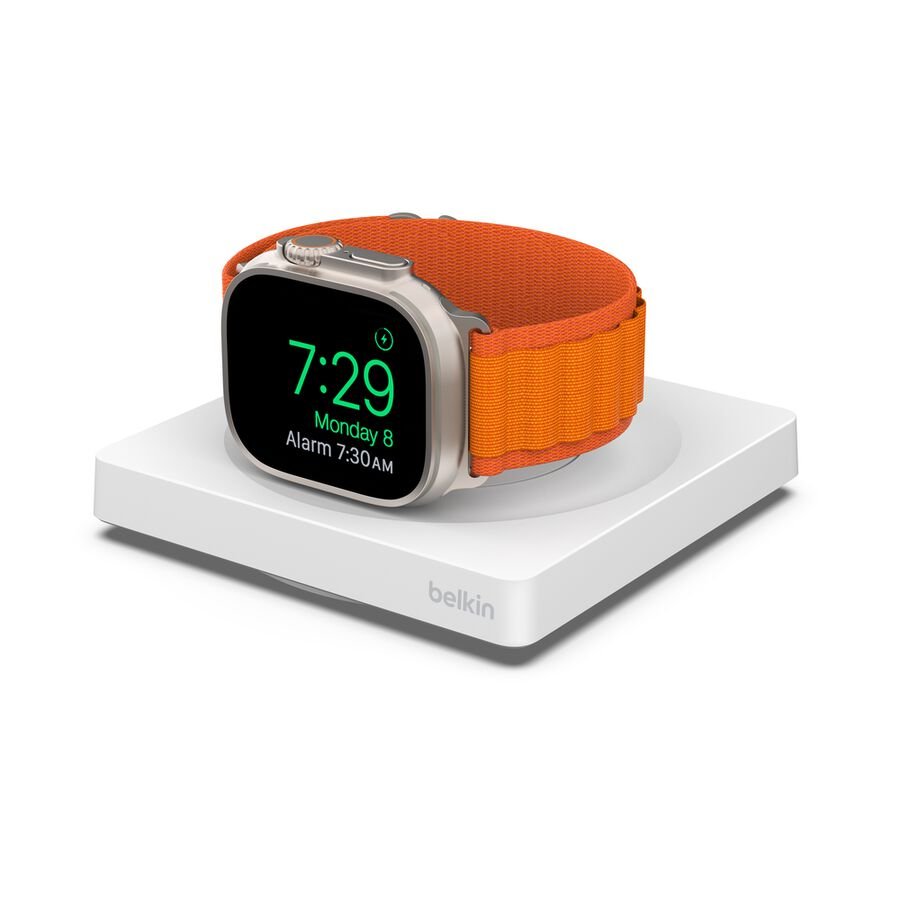 Belkin Portable Fast Charger for Apple Watch, White - WIZ015btWH