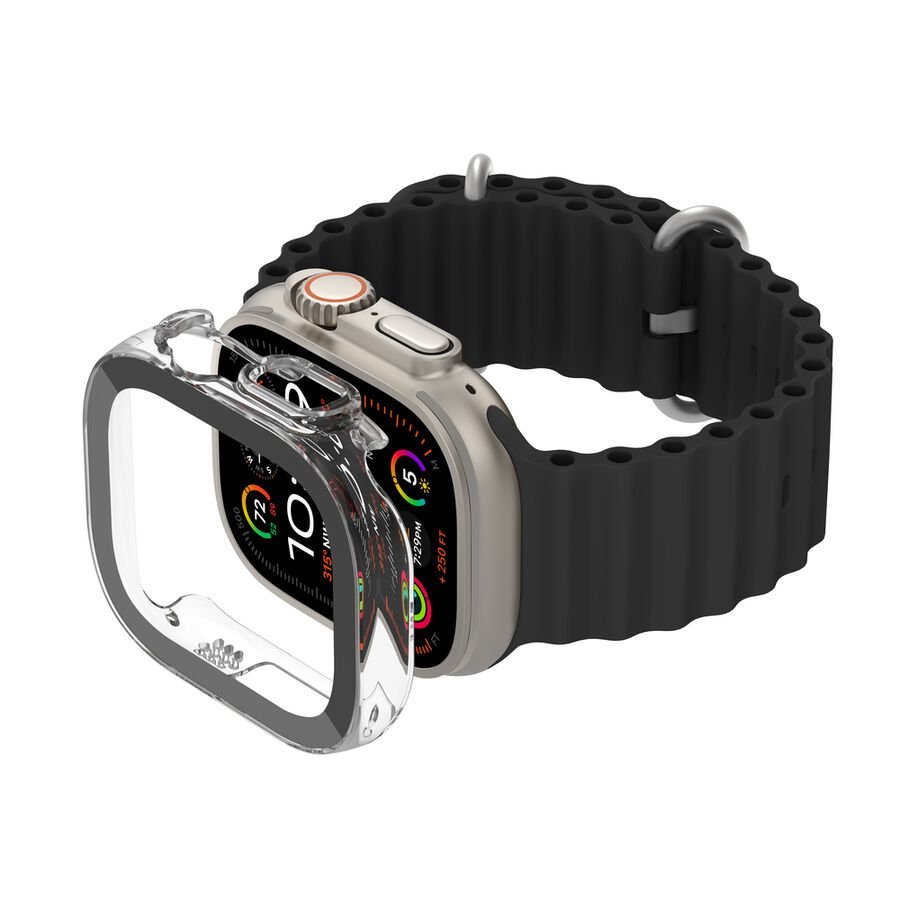Belkin Glass Screen Protector + Bumper, Watch Ultra, Clear