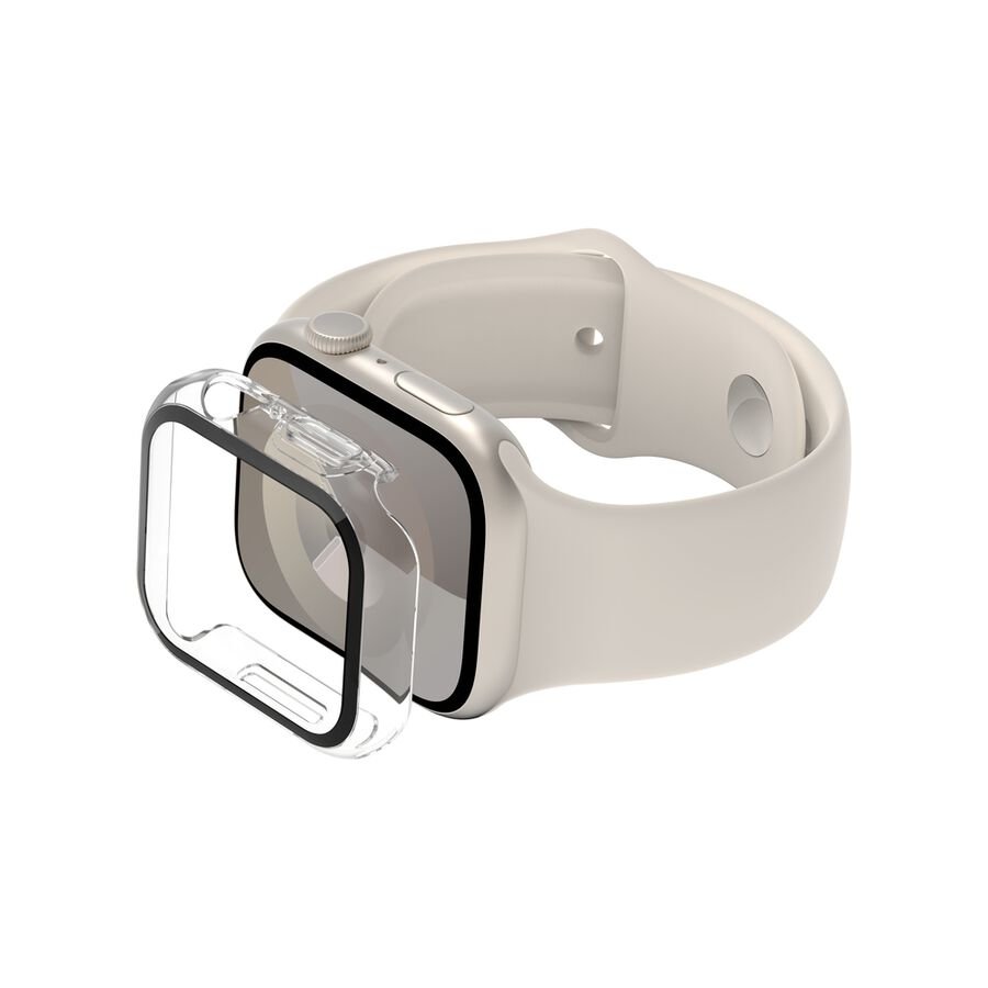 Belkin Glass Screen Protector + Bumper, Watch 41mm, Clear