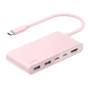 Belkin 5-Port USB-C Hub with Dual USB-C Ports - AVC022fqPK