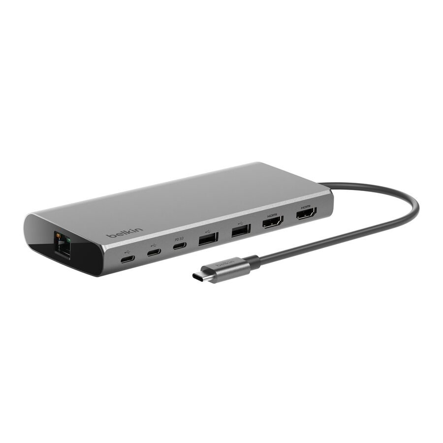 Belkin Universal USB-C 8-in-1 Dual Display Core Hub - INC015btSGY