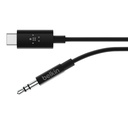 Belkin RockStar USB-C to 3.5mm Audio Cable, 3 ft, Black