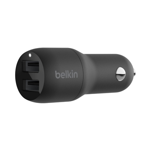 [745883790425] Belkin Dual USB-A Car Charger (24W)