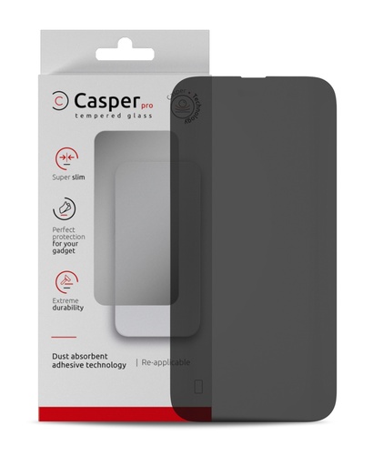 [107082117575] Casper Tempered Glass for iPhone 15 Pro Max - Privacy
