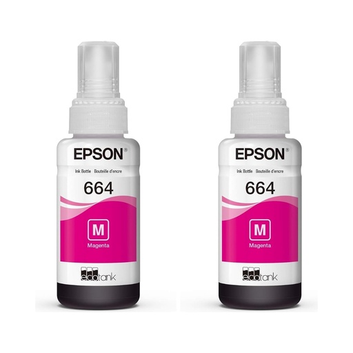 [10343885318] Epson Botella de Tinta T664-Magenta