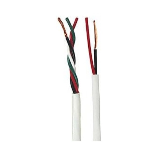[86429170579] Ethereal Home Theater 16-2C-BW-500 16/2 High Strand 2 Conductor Audio Cable, White Jacket - Precio por pie