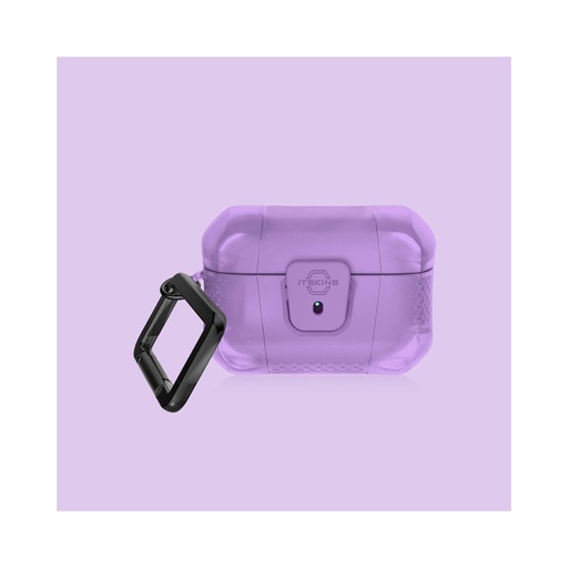[888842476937] itSkins Spectrum Frost with Lock for Airpods Pro/ Pro 2 - Light Purple