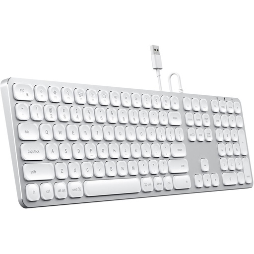 Satechi Aliuminum Wired USB Keyboard - Silver