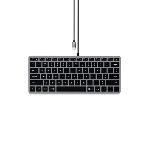 [879961009069] Satechi Slim W1 Wired Backlit Keyboards for Mac