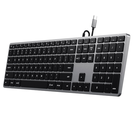 [879961009083] Satechi Slim W3 Wired Backlit Keyboards for Mac
